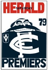 1979 Carlton WEG Reprinted Grand Final poster.